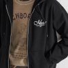 Staple Logo-Print Cotton-Fleece Zip-Up Hoodie - CU