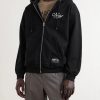 Staple Logo-Print Cotton-Fleece Zip-Up Hoodie - FR