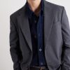 Basile Logo-Embroidered Cotton-Corduroy Shirt - E1 Basile Logo-Embroidered Cotton-Corduroy Shirt - E1