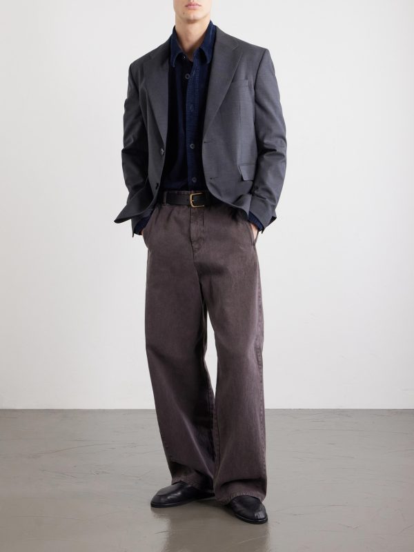Basile Logo-Embroidered Cotton-Corduroy Shirt - OU Basile Logo-Embroidered Cotton-Corduroy Shirt - OU