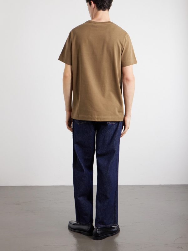 Oliver Logo-Embroidered Cotton-Jersey T-Shirt - BK Oliver Logo-Embroidered Cotton-Jersey T-Shirt - BK
