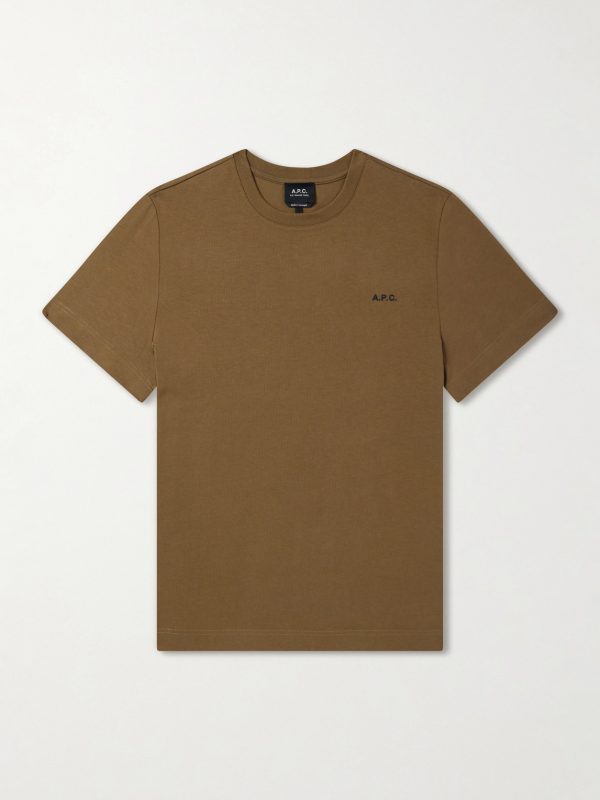 Oliver Logo-Embroidered Cotton-Jersey T-Shirt Oliver Logo-Embroidered Cotton-Jersey T-Shirt