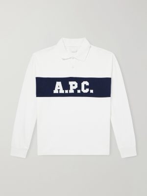 Alexis Logo-Embroidered Cotton-Jersey Polo Shirt Alexis Logo-Embroidered Cotton-Jersey Polo Shirt