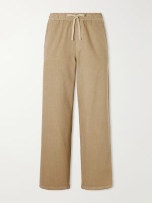 Straight-Leg Cotton-Twill Trouser