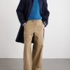 Straight-Leg Cotton-Twill Trouser - OU Straight-Leg Cotton-Twill Trouser - OU