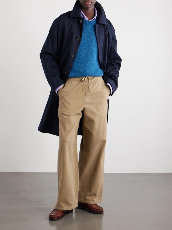Straight-Leg Cotton-Twill Trouser - OU Straight-Leg Cotton-Twill Trouser - OU