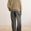 Edmond Logo-Intarsia Wool Sweater - BK