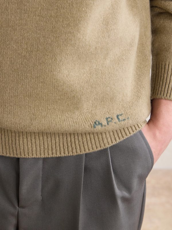 Edmond Logo-Intarsia Wool Sweater - CU