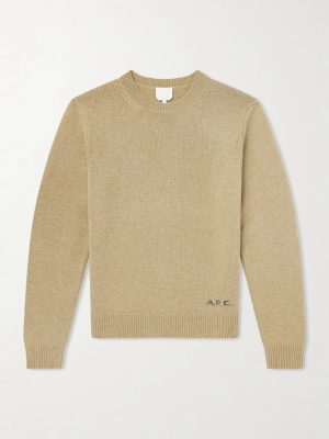 Edmond Logo-Intarsia Wool Sweater Edmond Logo-Intarsia Wool Sweater
