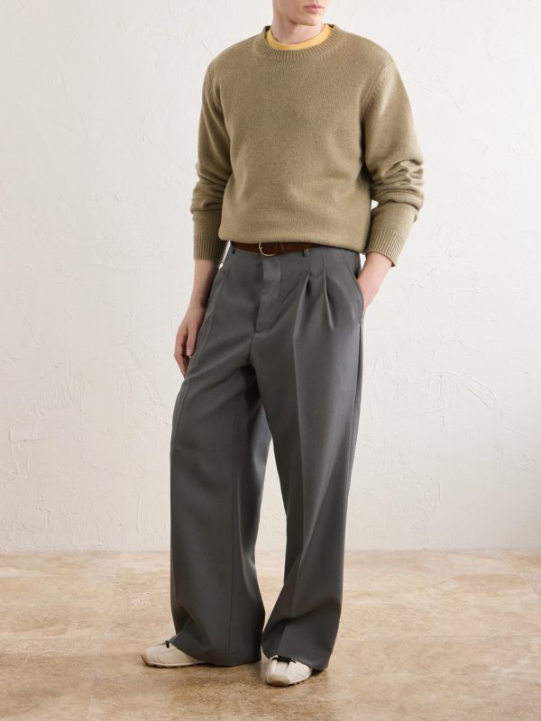 Edmond Logo-Intarsia Wool Sweater - OU