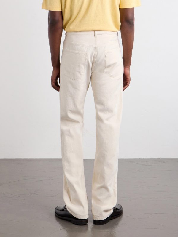 Rescue Straight-Leg Recycled Cotton-Twill Jeans - BK Rescue Straight-Leg Recycled Cotton-Twill Jeans - BK