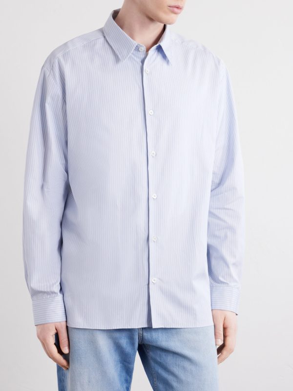 Malo Striped Organic Cotton Shirt - FR
