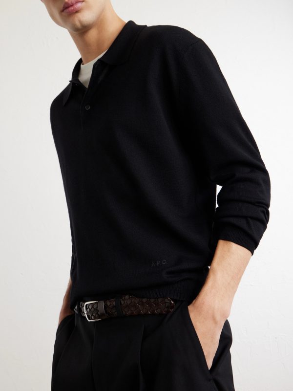 Riou Virgin Wool Polo Shirt - CU Riou Virgin Wool Polo Shirt - CU