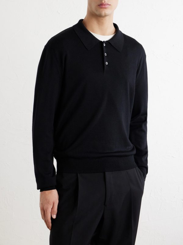 Riou Virgin Wool Polo Shirt - FR Riou Virgin Wool Polo Shirt - FR
