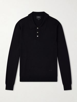 Riou Virgin Wool Polo Shirt Riou Virgin Wool Polo Shirt