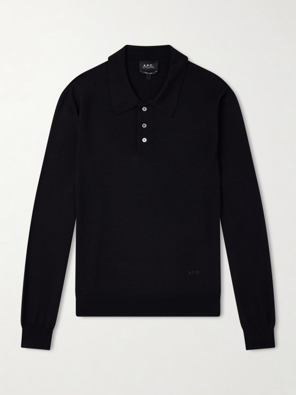 Riou Virgin Wool Polo Shirt Riou Virgin Wool Polo Shirt