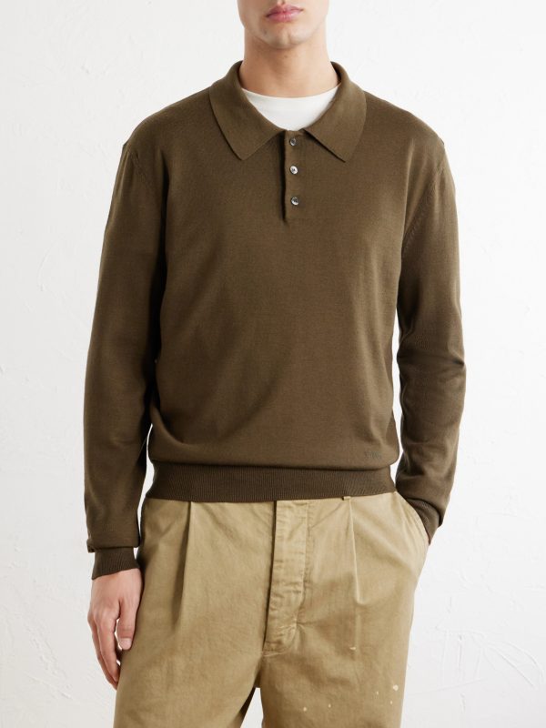 Riou Virgin Wool Polo Shirt - FR