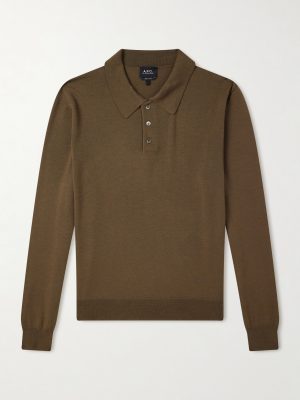 Riou Virgin Wool Polo Shirt Riou Virgin Wool Polo Shirt