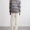 Hector Striped Knitted Sweater - BK