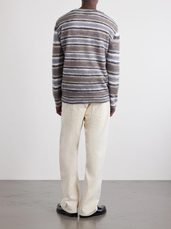 Hector Striped Knitted Sweater - BK