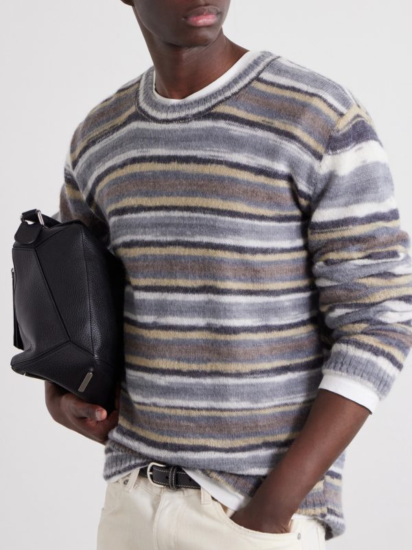 Hector Striped Knitted Sweater - CU