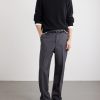 Dylan Straight-Leg Wool-Blend Grain de Poudre Trousers - OU Dylan Straight-Leg Wool-Blend Grain de Poudre Trousers - OU