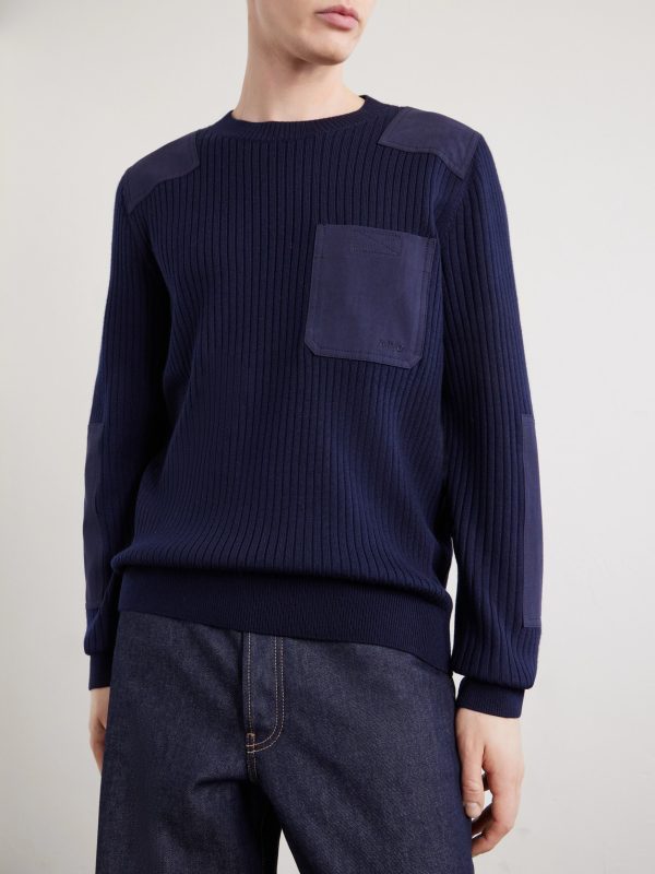 Mallarme Ribbed-Knit Virgin Wool Sweater - FR Mallarme Ribbed-Knit Virgin Wool Sweater - FR
