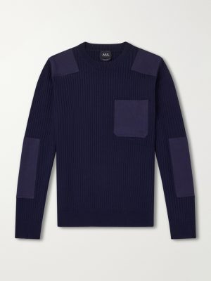 Mallarme Ribbed-Knit Virgin Wool Sweater Mallarme Ribbed-Knit Virgin Wool Sweater