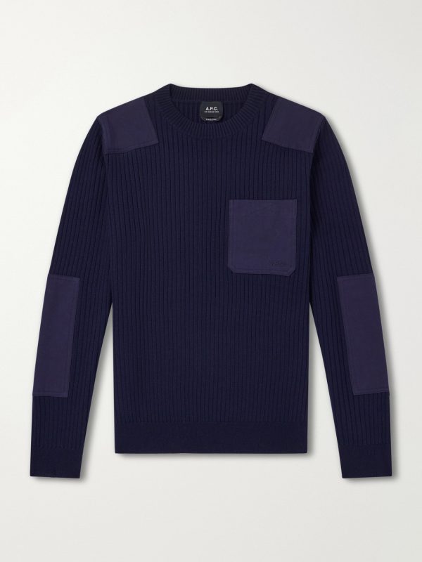 Mallarme Ribbed-Knit Virgin Wool Sweater Mallarme Ribbed-Knit Virgin Wool Sweater