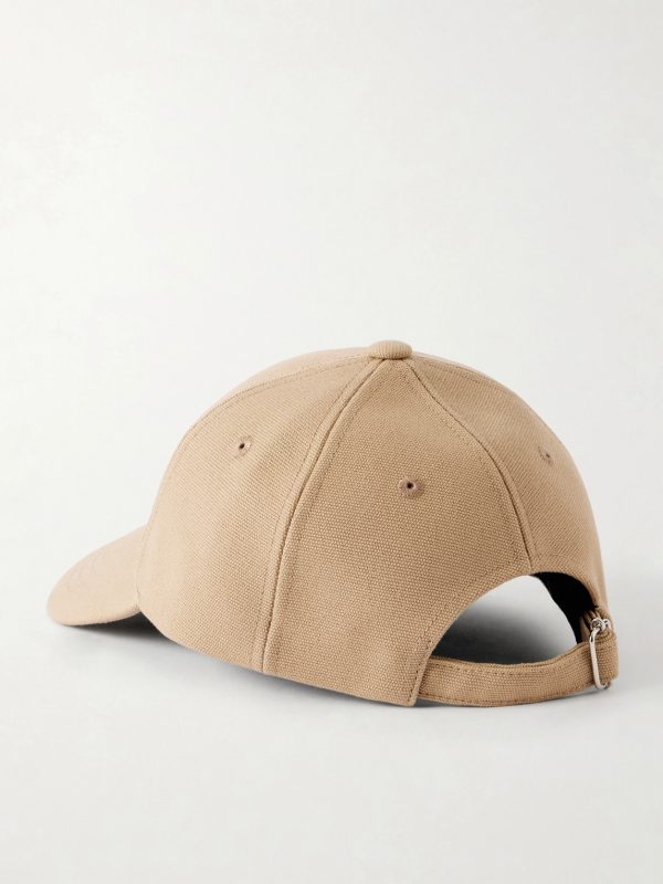 Charlie Logo-Embroidered Cotton-Canvas Baseball Cap - BK