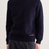 Edmond Logo-Intarsia Wool Sweater - FR Edmond Logo-Intarsia Wool Sweater - FR