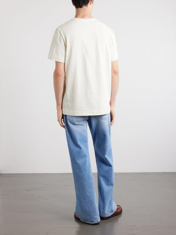 Oliver Logo-Embroidered Cotton-Jersey T-Shirt - BK Oliver Logo-Embroidered Cotton-Jersey T-Shirt - BK