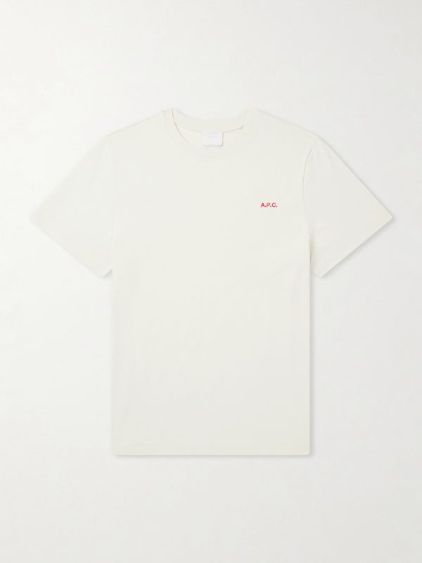 Oliver Logo-Embroidered Cotton-Jersey T-Shirt Oliver Logo-Embroidered Cotton-Jersey T-Shirt
