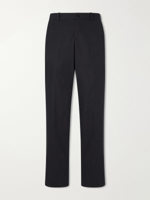 Dylan Straight-Leg Cotton-Poplin Trousers