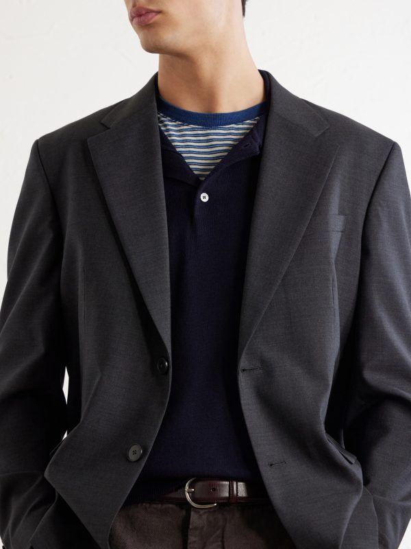 Riou Virgin Wool Polo Shirt - CU Riou Virgin Wool Polo Shirt - CU