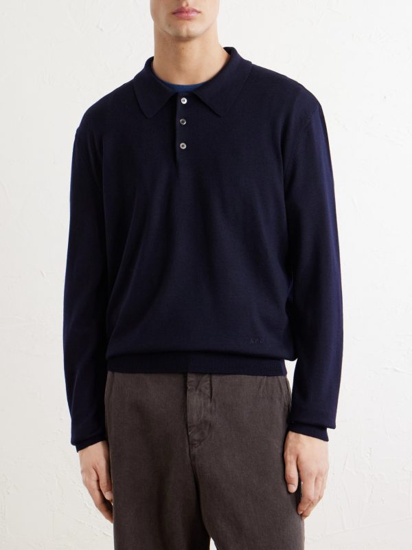 Riou Virgin Wool Polo Shirt - FR Riou Virgin Wool Polo Shirt - FR