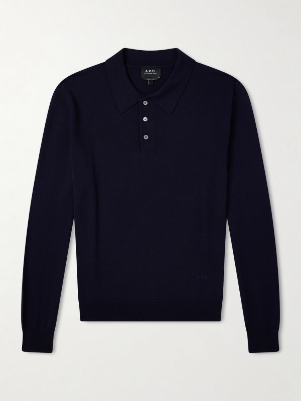 Riou Virgin Wool Polo Shirt Riou Virgin Wool Polo Shirt