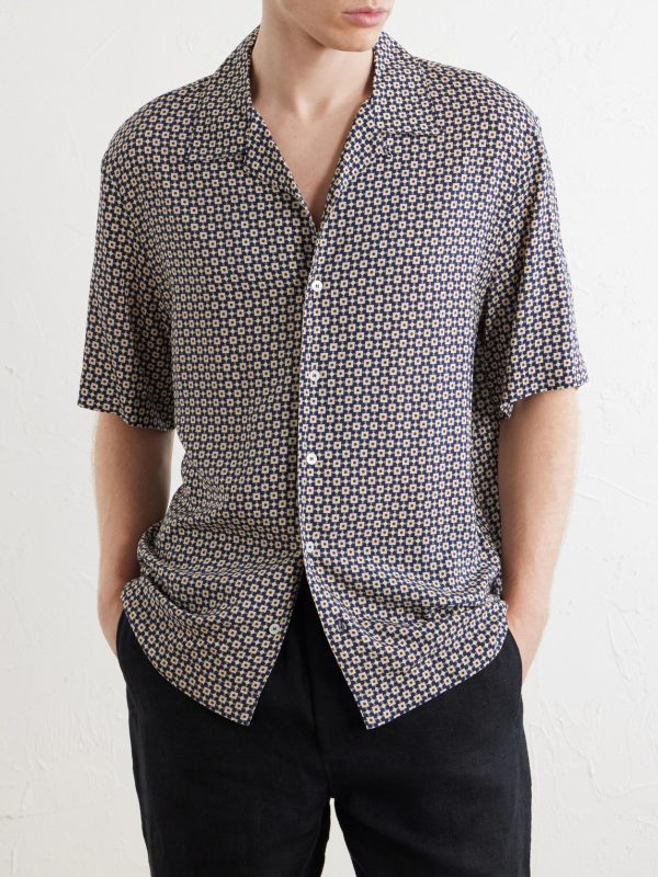 Bennet Printed Crepe de Chine Shirt - FR Bennet Printed Crepe de Chine Shirt - FR