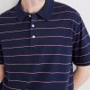 Henry Striped Cotton-Blend Jersey Polo Shirt - CU