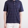 Henry Striped Cotton-Blend Jersey Polo Shirt - FR