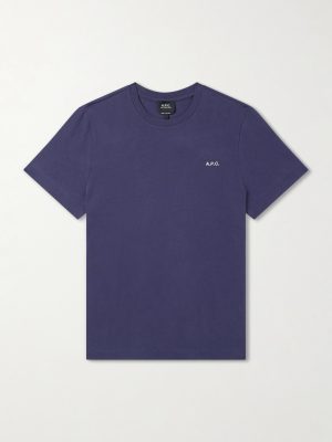 Oliver Logo-Embroidered Cotton-Jersey T-Shirt Oliver Logo-Embroidered Cotton-Jersey T-Shirt