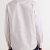 Button-Down Collar Striped Cotton Shirt - BK