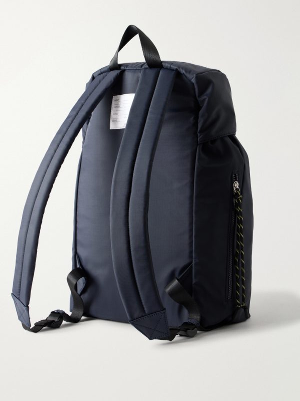 Logo-Print Rip-Stop Shell Backpack - BK Logo-Print Rip-Stop Shell Backpack - BK