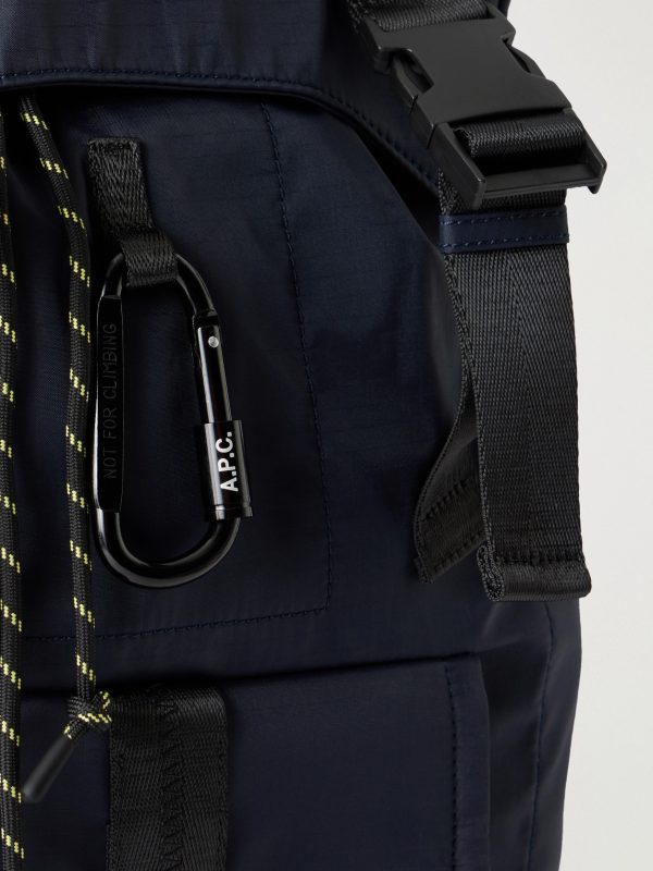 Logo-Print Rip-Stop Shell Backpack - CU Logo-Print Rip-Stop Shell Backpack - CU