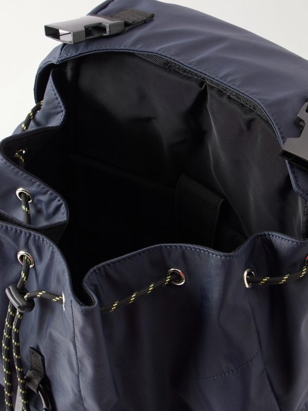 Logo-Print Rip-Stop Shell Backpack - E1 Logo-Print Rip-Stop Shell Backpack - E1
