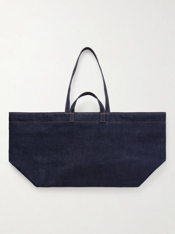 Le Drummer Denim Tote Bag - BK Le Drummer Denim Tote Bag - BK