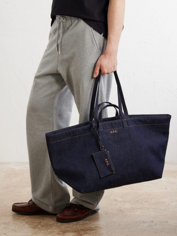 Le Drummer Denim Tote Bag - FR Le Drummer Denim Tote Bag - FR