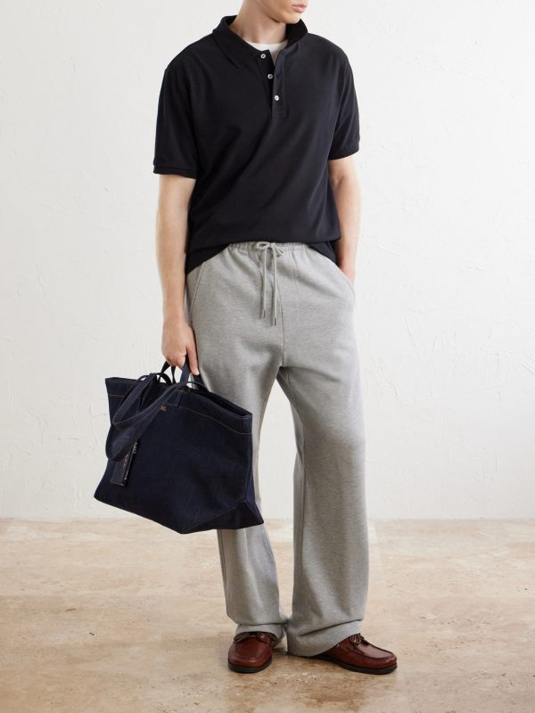 Le Drummer Denim Tote Bag - OU Le Drummer Denim Tote Bag - OU