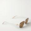 CD Diamond S11U Rectangular Gold-Tone Sunglasses - FR