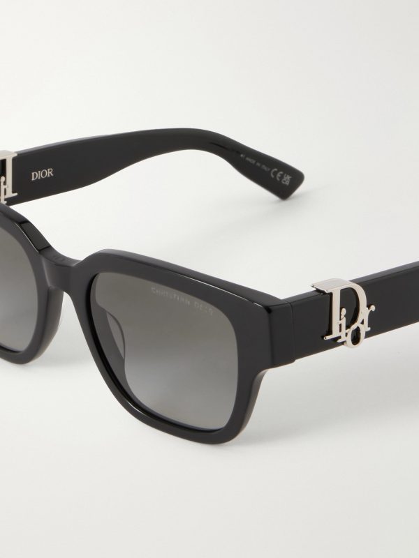 Dior Oblique S1I Square-Frame Acetate Sunglasses - CU
